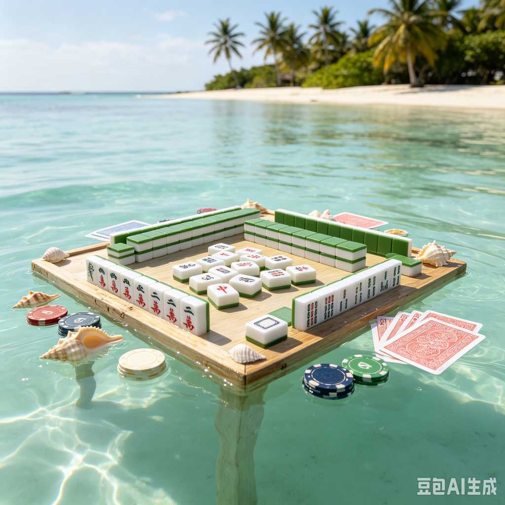 deep print mahjong set