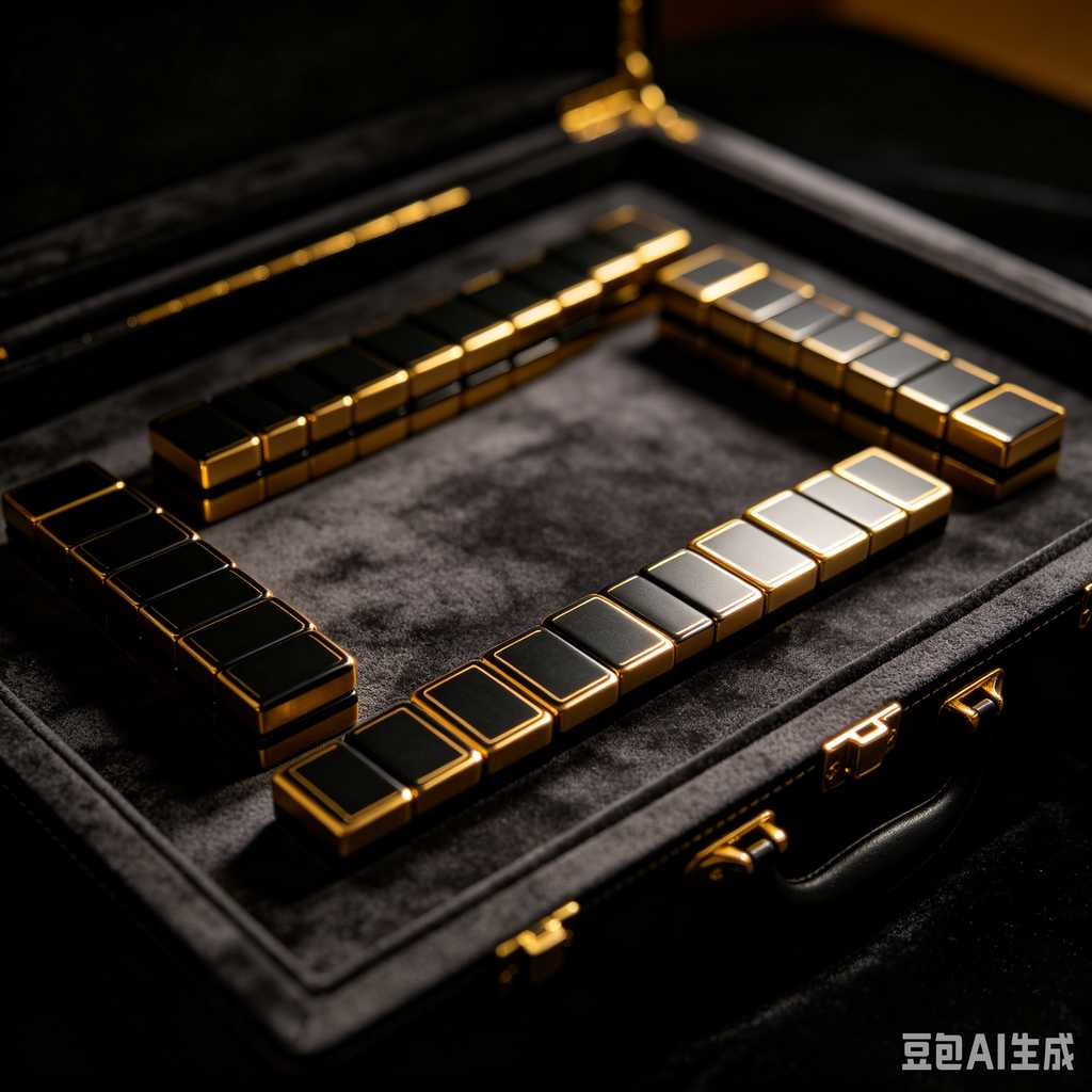 trendy color mahjong set